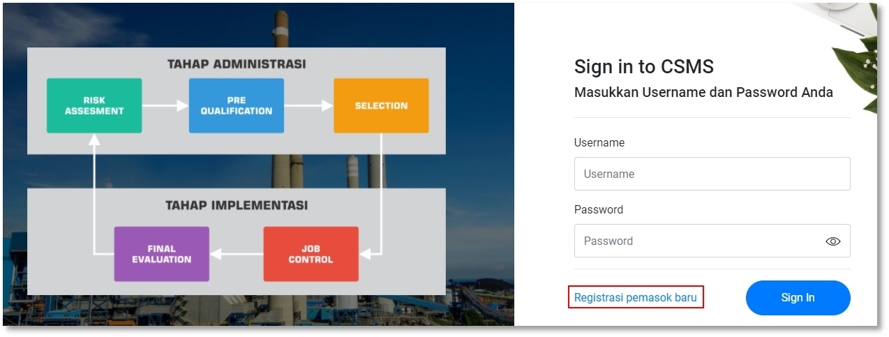 Contractor Safety Management System (CSMS) gallery 1